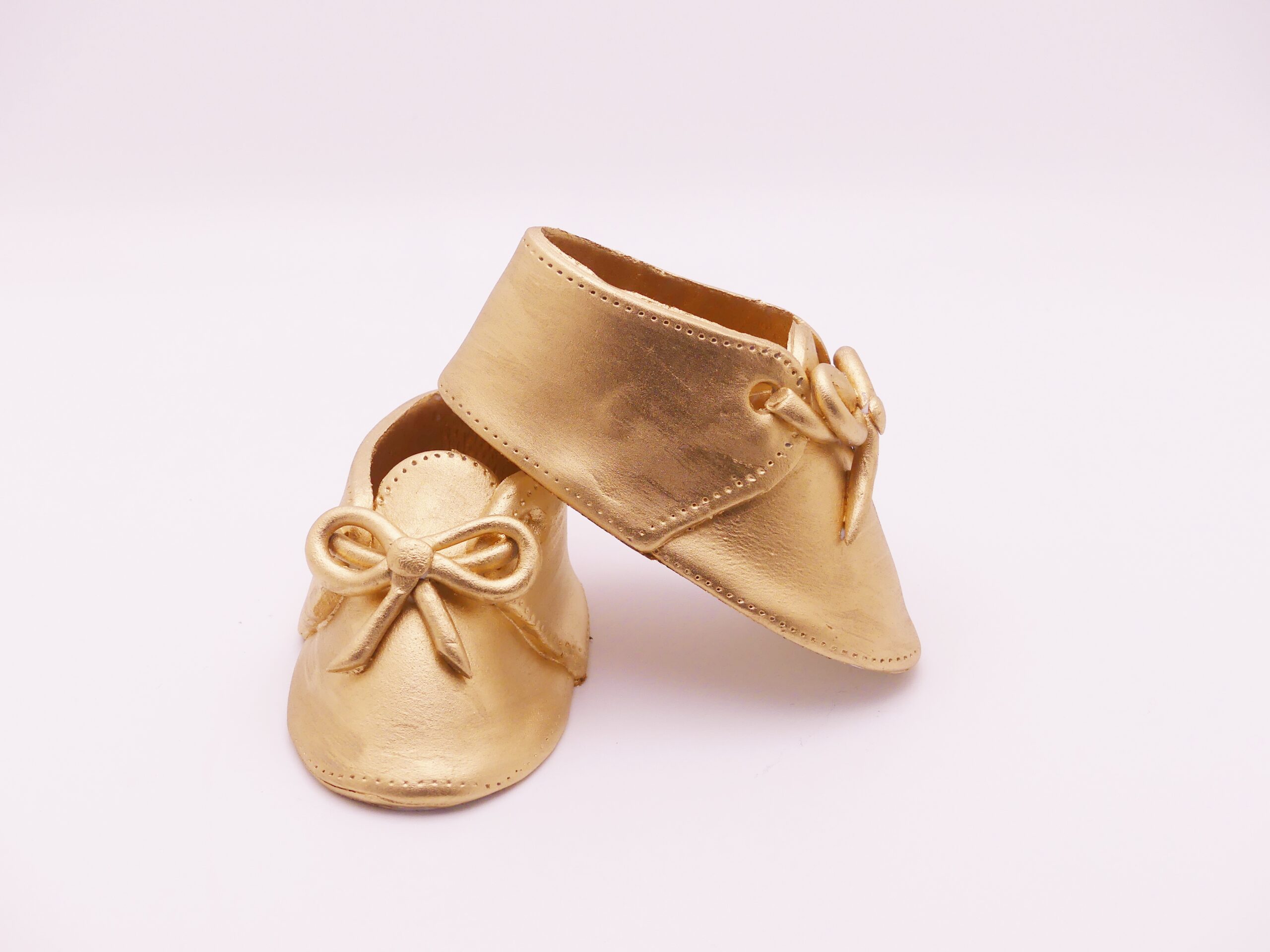Gold Baby Shoes